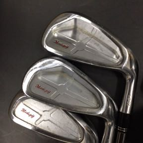 激レア マスダ ゴルフ MASDA GOLF アイアン セット CB 01 CB－01 5からPW 6本 マミヤ RECOIL リコイル 95 F3 リシャフト品