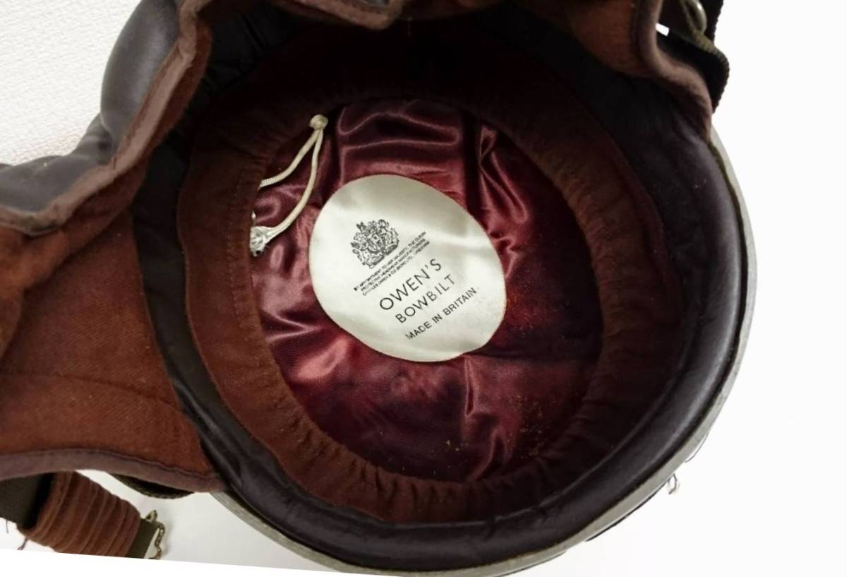 OWENS オーエン ヘルメット ビンテージ 英国製 ロッカーズ カフェレーサー