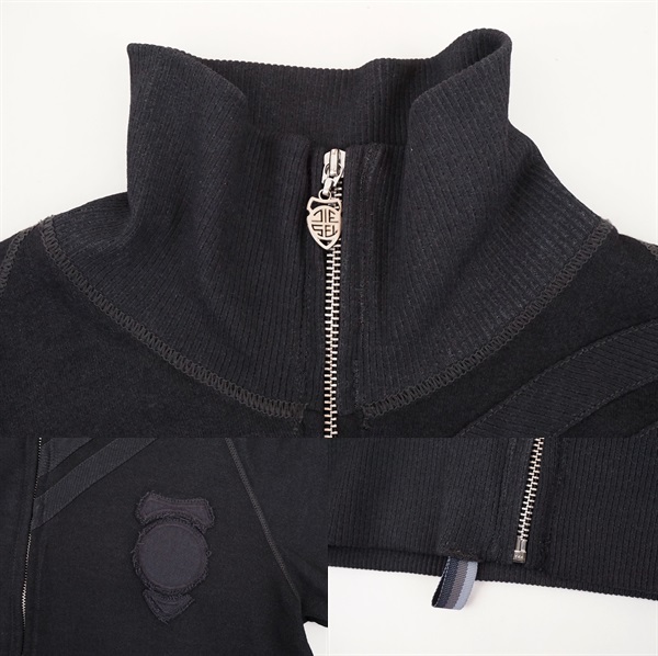 DIESEL ディーゼル ジップアップ スウェット ジャージ ブラック サイズL