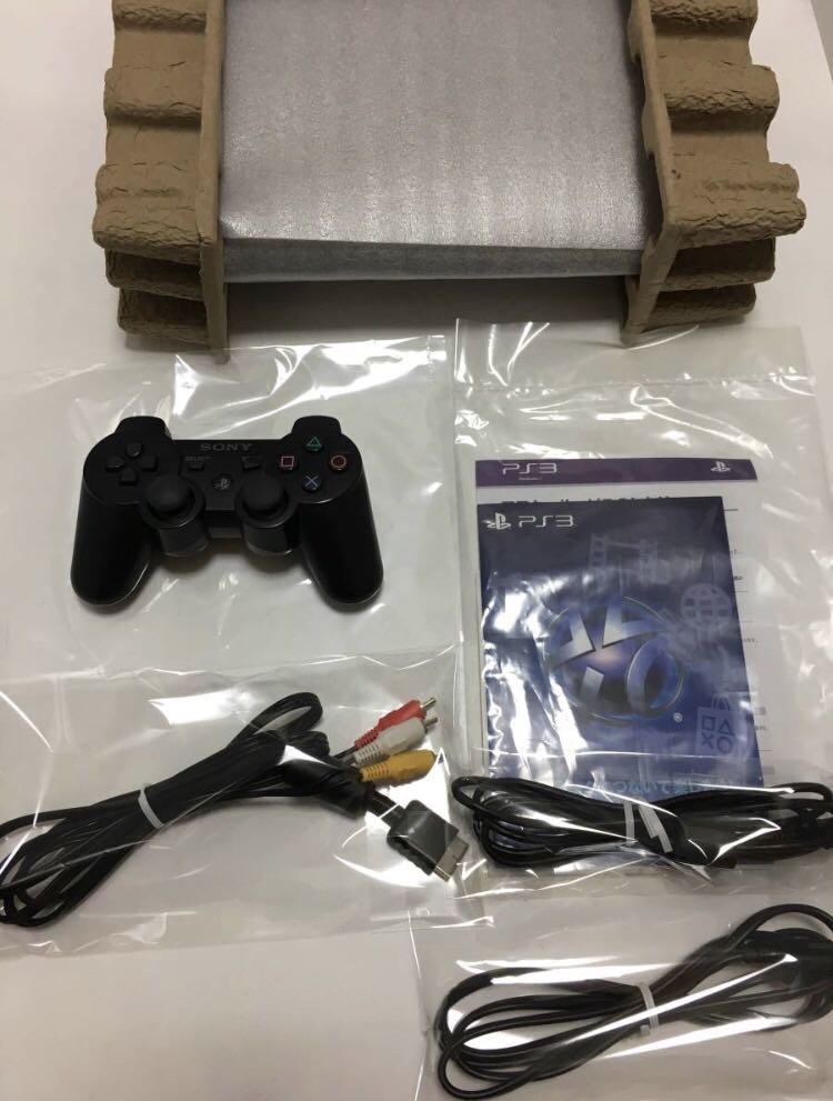 ★美品 説明書未開封 完品★ PlayStation3 (250GB) CECH-4200B チャコール・ブラック