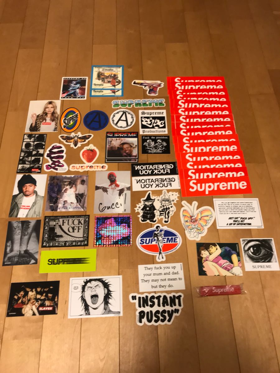 supreme ステッカー ノベルティ 希少 AKIRA sup gucci NAS ケイトモス SLAYER ヒス gonz アンダーカバー 計51枚セット
