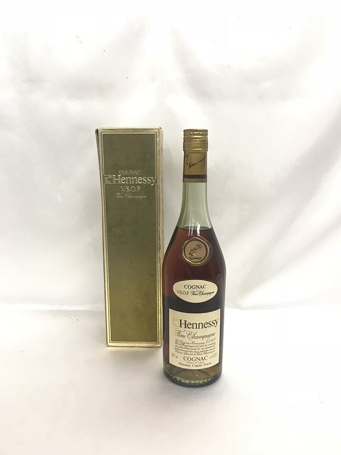 J☆ 1円～ 未開栓 古酒/洋酒 ヘネシー Hennessy VSOP スリムボトル