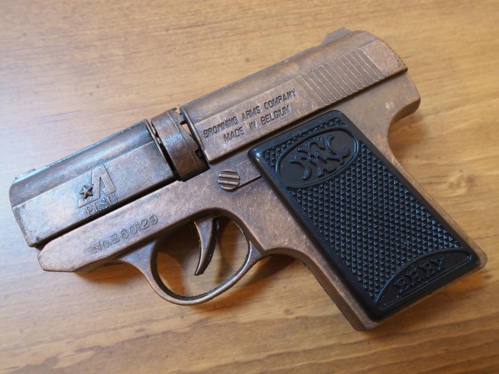 フルメタル FN ブローニング ベビー 火薬銃 8連発 モデルガン ラスト
