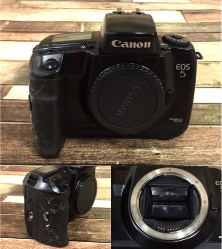 カメラ Canon EOS 5 QD TAMRON レンズ フィルムカメラ