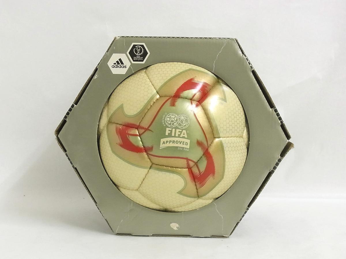 ■ サッカー 2002 FIFA 公式試合球 AS5500 FIFA APPROVED 日韓 記念 サインボール サイズ5 アディダス Adidas