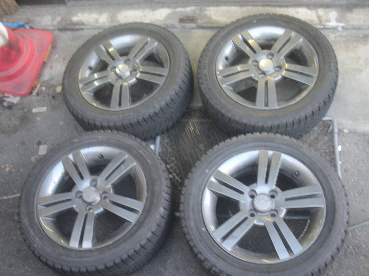 オーテック日産純正ホイール+185/55R15（ブリザックREVO1）売り切り_1