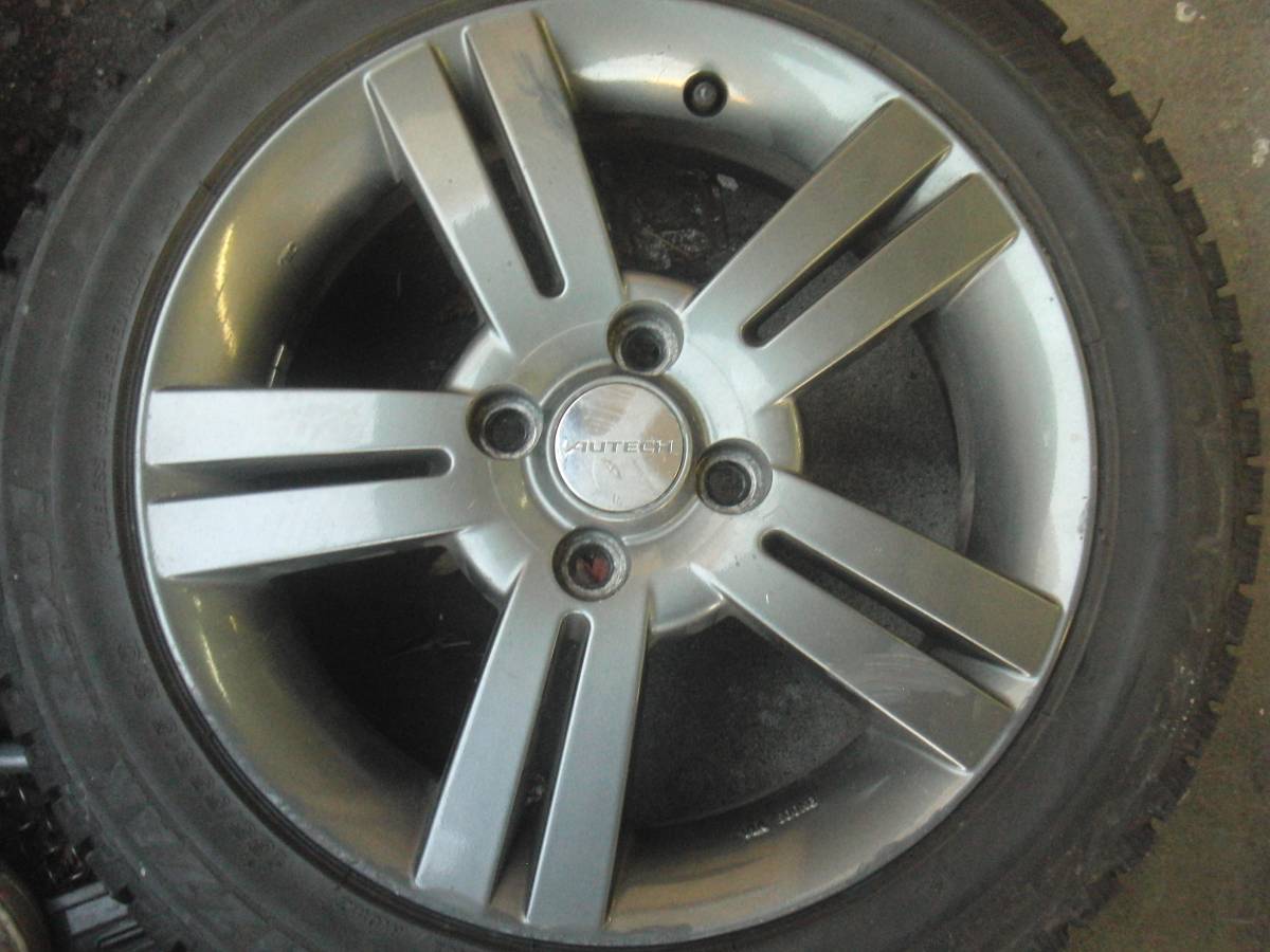 オーテック日産純正ホイール+185/55R15（ブリザックREVO1）売り切り_9