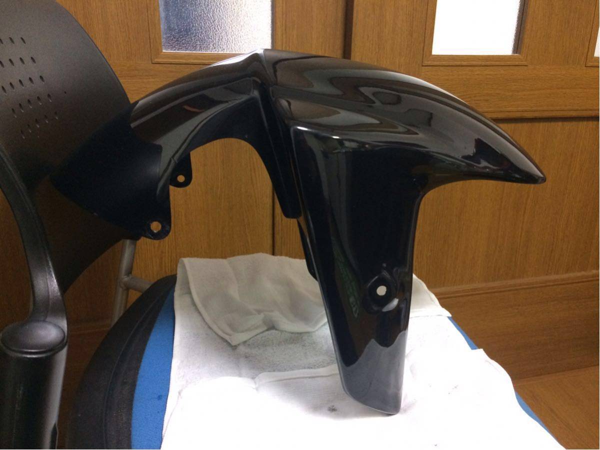 中古】ZX-14R用 A-TECH フロントフェンダーSPL 黒ゲル 格安 ZX-14R A-TECH