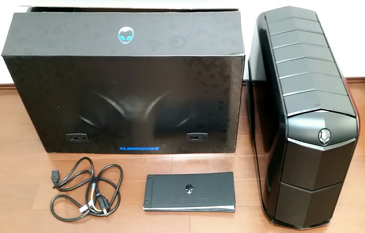 DELL Alienware AURORA エイリアンウェア アローラ デスクトップ 水冷 ゲーミングパソコン 箱つき 動作しますがジャンク ...