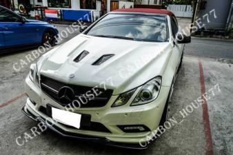★BENZ クーペ W212 前期 AMG カーボン フロント リップ スポイラー GH型 2009-2012