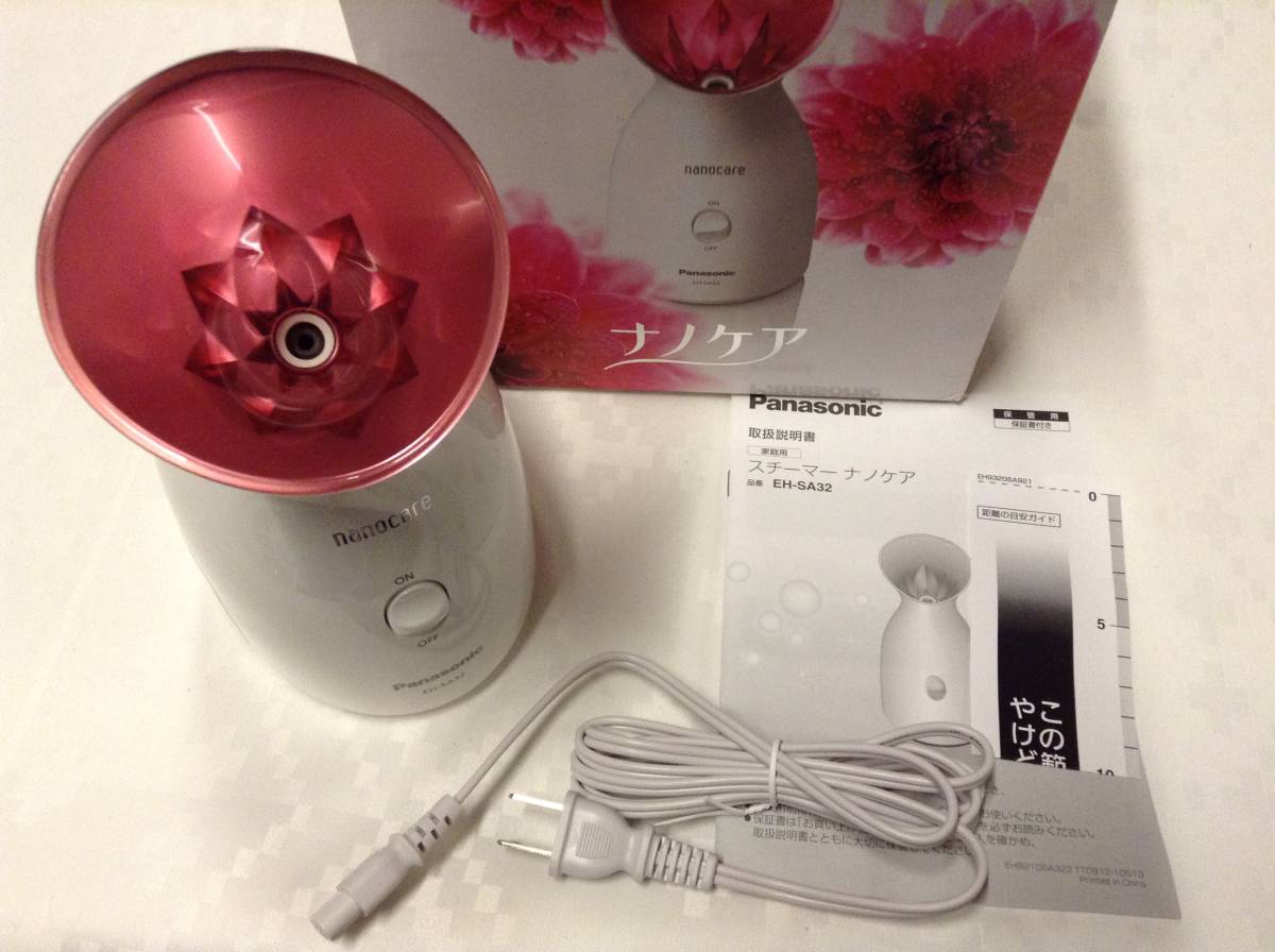 値下げしました！中古 美品 Panasonic ナノケア EH-SA32-P ピンク EH-SA32-P｜パナソニック スチーマー ナノケア ピンク EH-SA32-P【中古