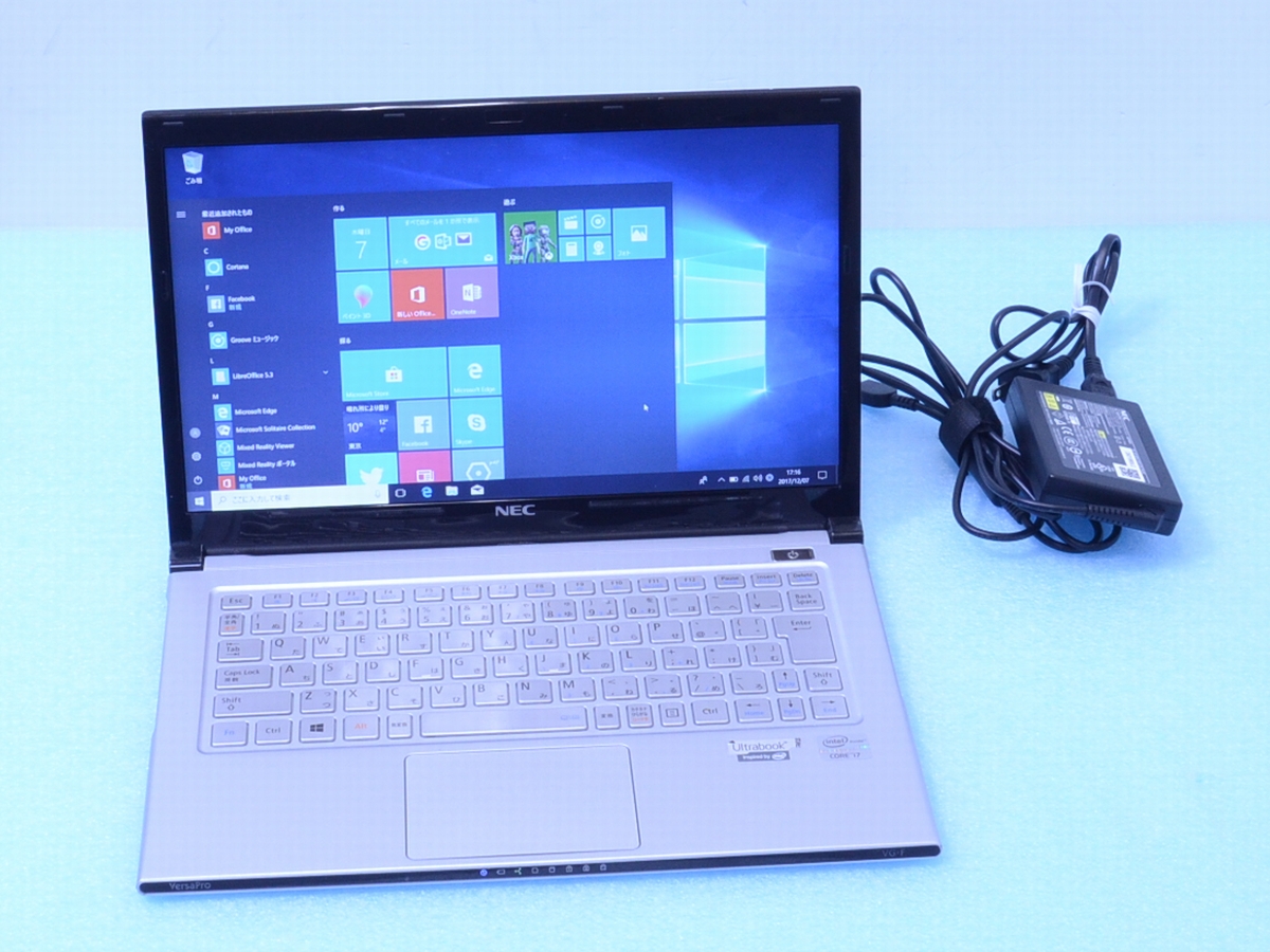 軽量950g+薄型15mm NEC VK19S⁄G-F Core i7-3517U 4GB 軽量950g+薄型15mm