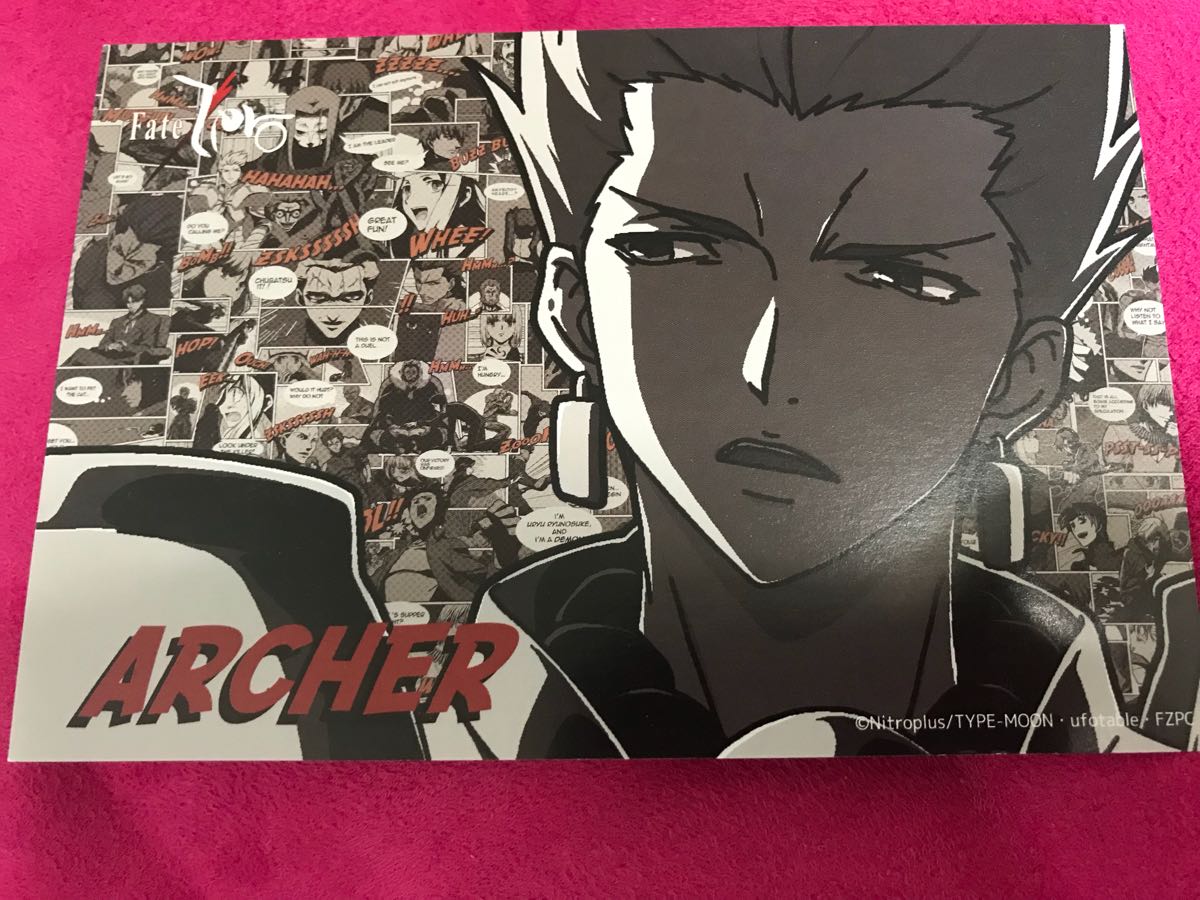 d*3様 Fate Zero ダイニング ポストカード アメコミ セイバー Fate