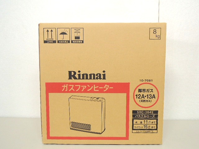 Rinnai SRC-364E ガスファンヒーター（都市ガス12A・13A） Rinnai SRC