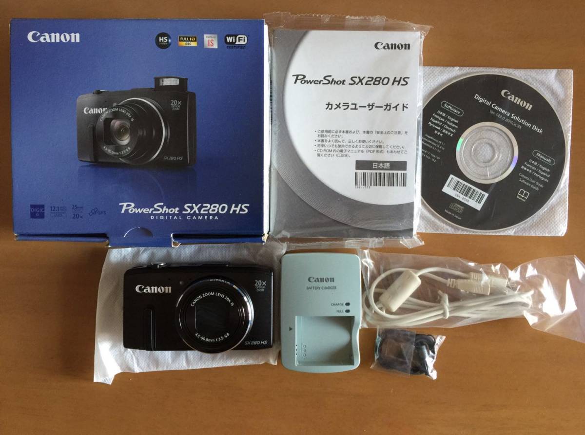 新品同様 キャノン PowerShot SX280 HS 20倍光学ズーム