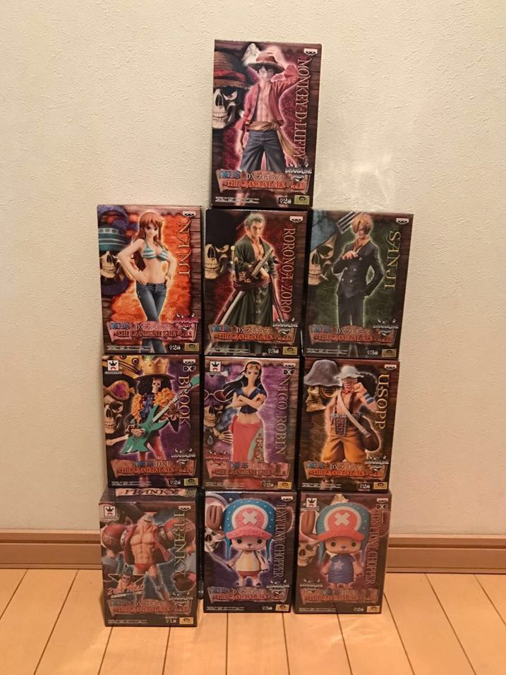 未開封 ワンピース GRANDLINE MEN LADY 麦わら一味 DXF DX フィギュア コレクタブル 全10種