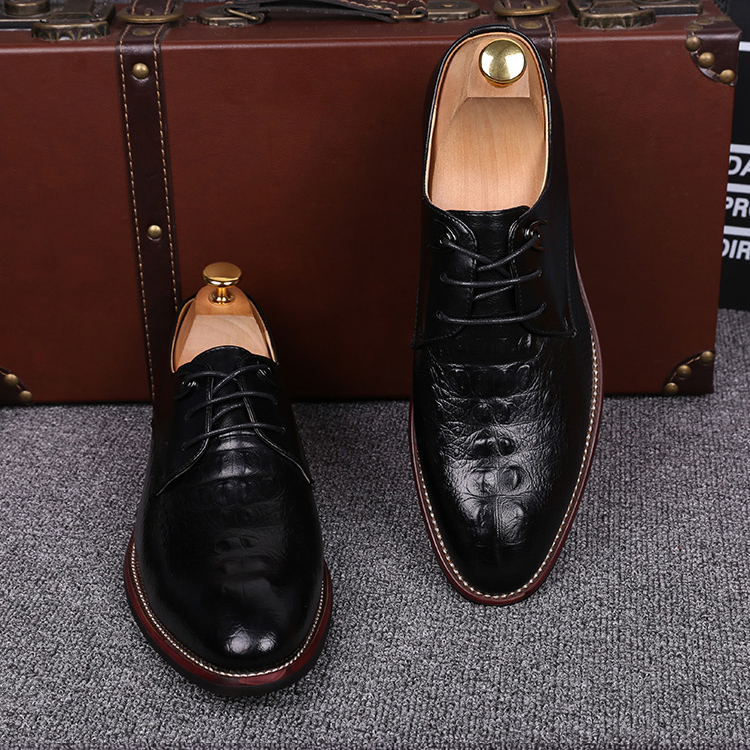 ☆新入荷☆メンズビジネスシューズ クロコダイル柄 おしゃれ 紳士