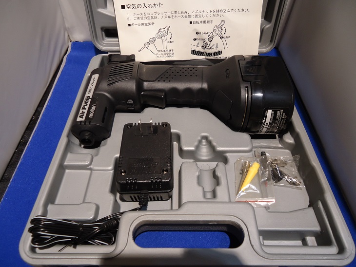 モルテン★充電式コンプレッサー★MCHC★ケース入り★電動空気入れ