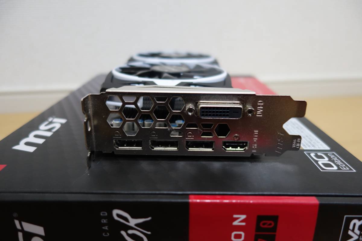 RADEON RX570 MSI ARMOR 4G 販売証明書付