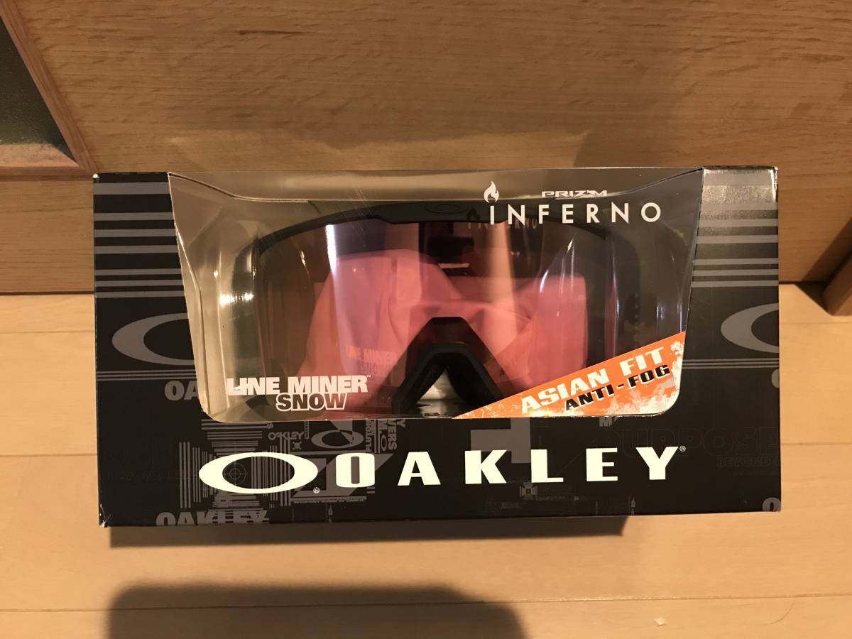 Oakley Line Miner Goggles Inferno L Prizm Black | Snow – evo 