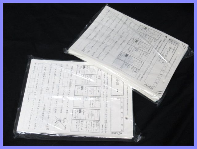 69922☆1円 未開封 KUMON/公文式 国語 F I+F II 400枚プリント