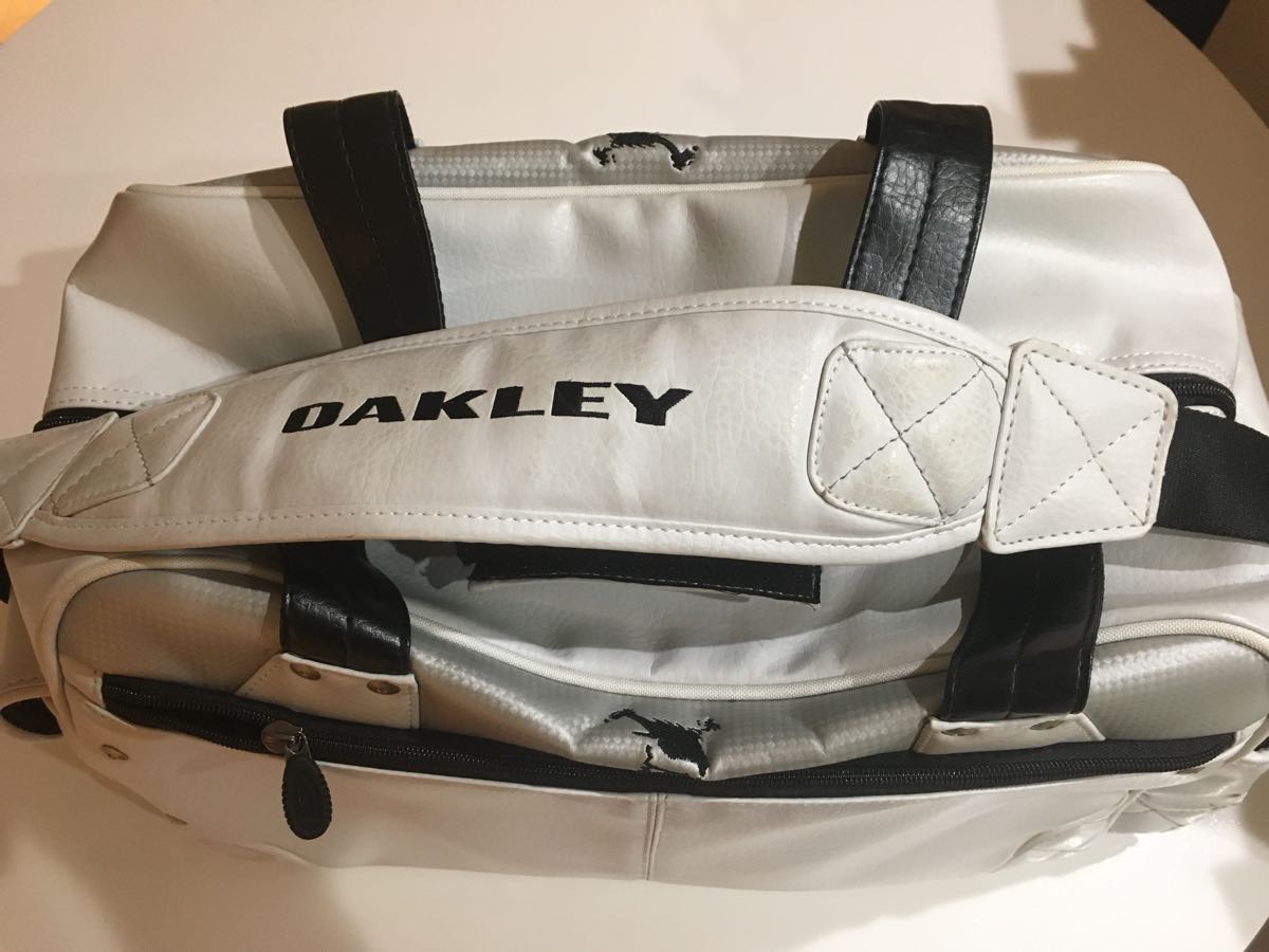 中古！オークリースカル ボストンバック ホワイト
