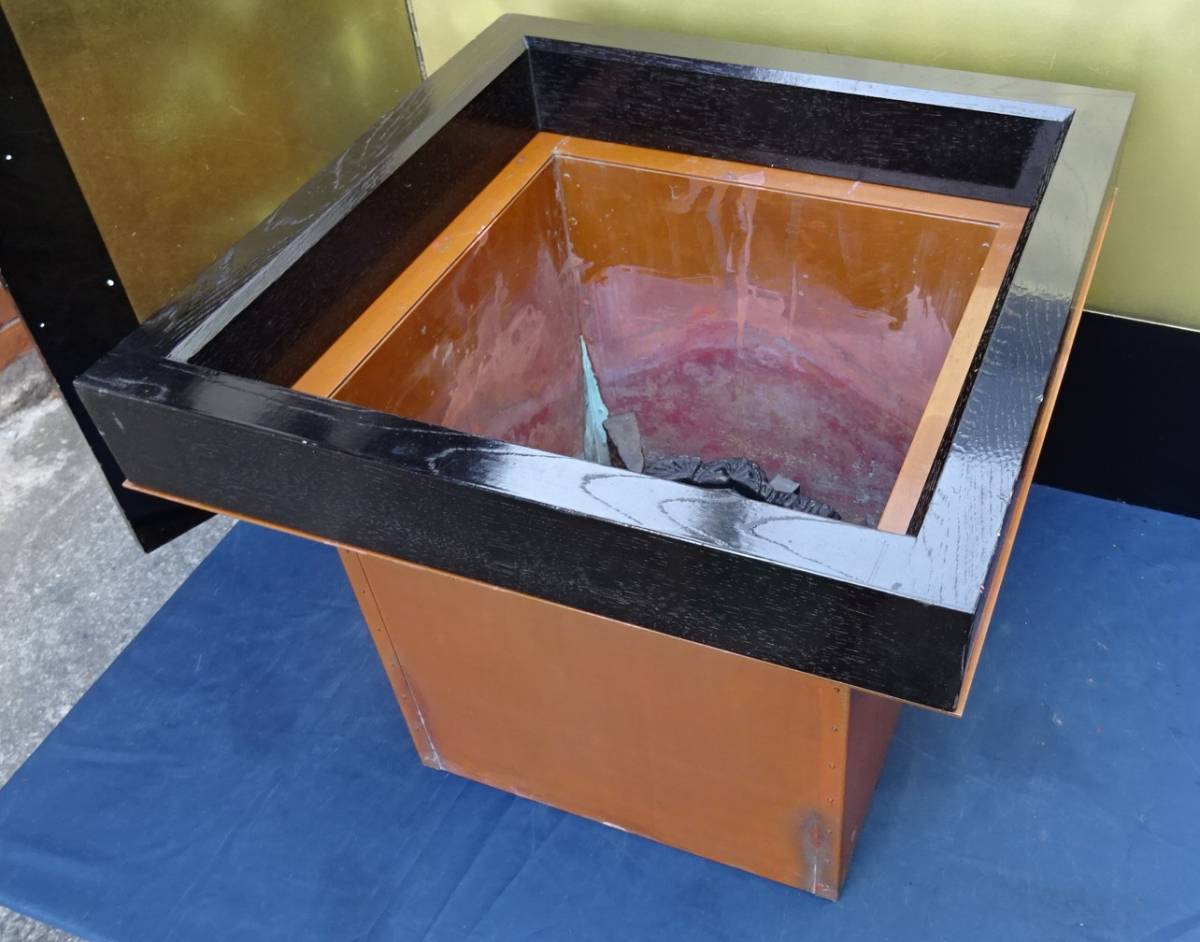銅製　炉壇　茶室　茶道具　和室 茶道・茶道具 茶室用 専用電熱器付 銅製炉壇 【公式通販】