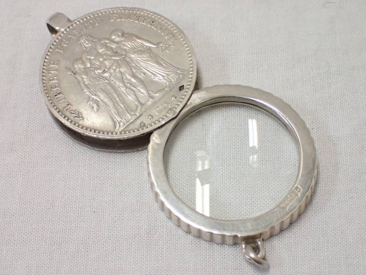 フランス銀貨 銀貨 1875年 ELOI eloiルーペ 5フラン第2共和政 