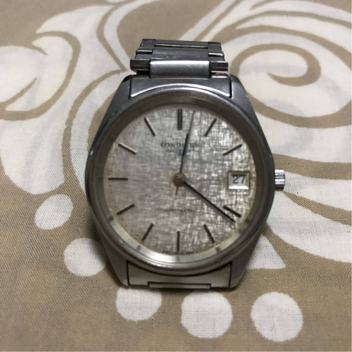 ロンジン メンズ 時計 自動巻 654 稼働 LONGINES 時計ハイドロコン