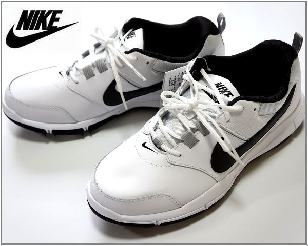 新品 NIKE GOLF PIONEER ナイキ ゴルフ パイオニア スパイクレスゴルフシューズ 25cm 704702-100 白