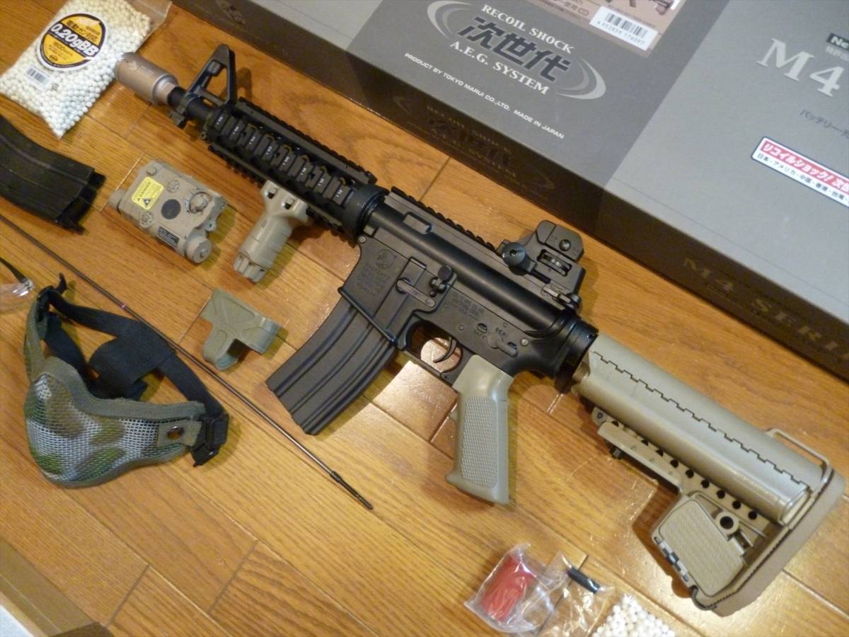東京マルイ CQB-R M4 次世代電動ガン | ブラックモデル カスタムパーツ 