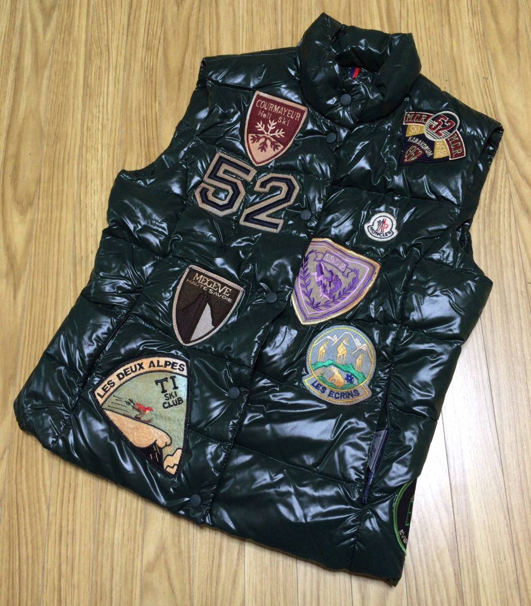 国内正規 希少☆ MONCLER チベット スペシャルワッペン ダウンベスト