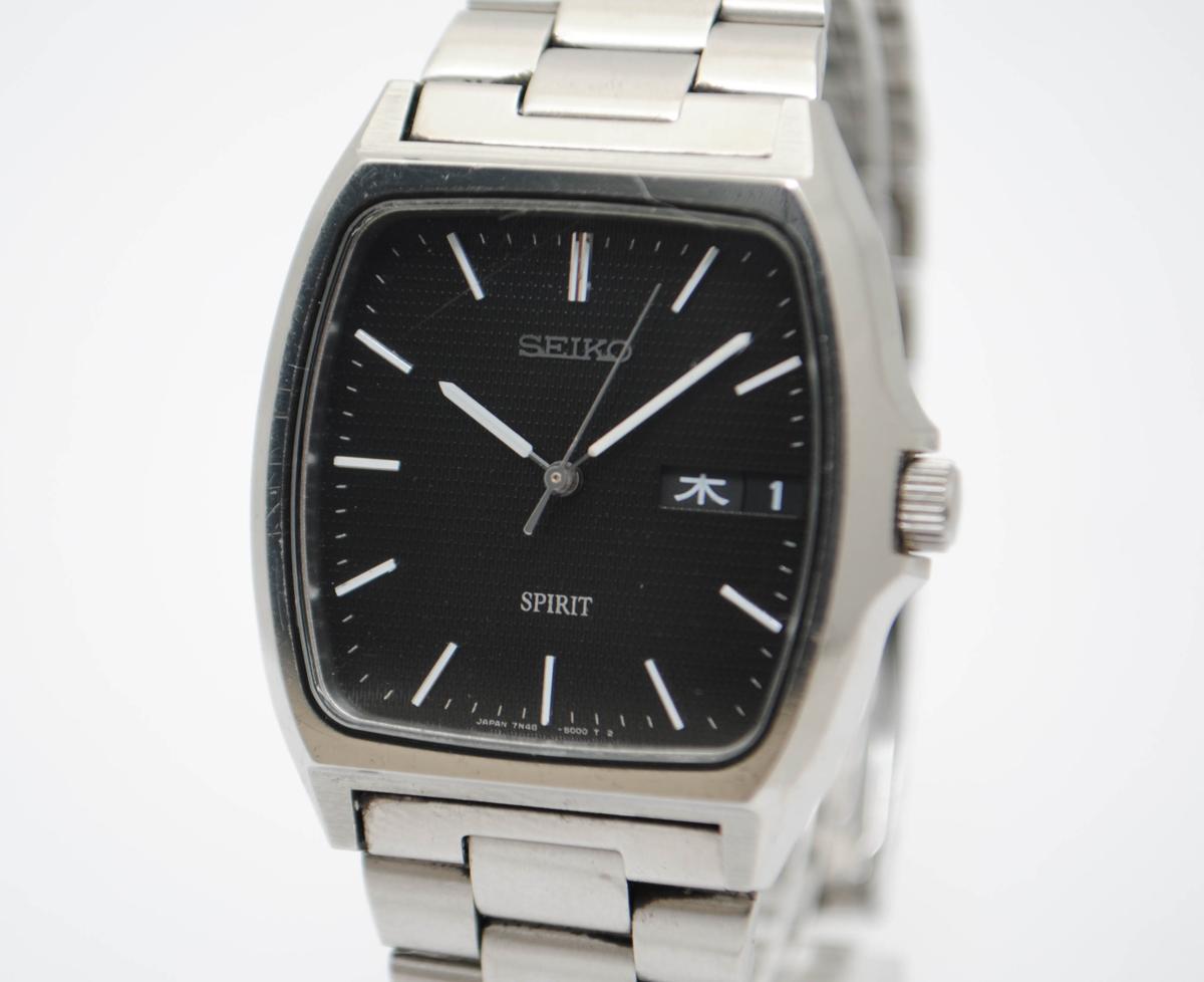 nanahachiya】SEIKO セイコー SPIRIT 7N48-5000 クォーツ メンズ 