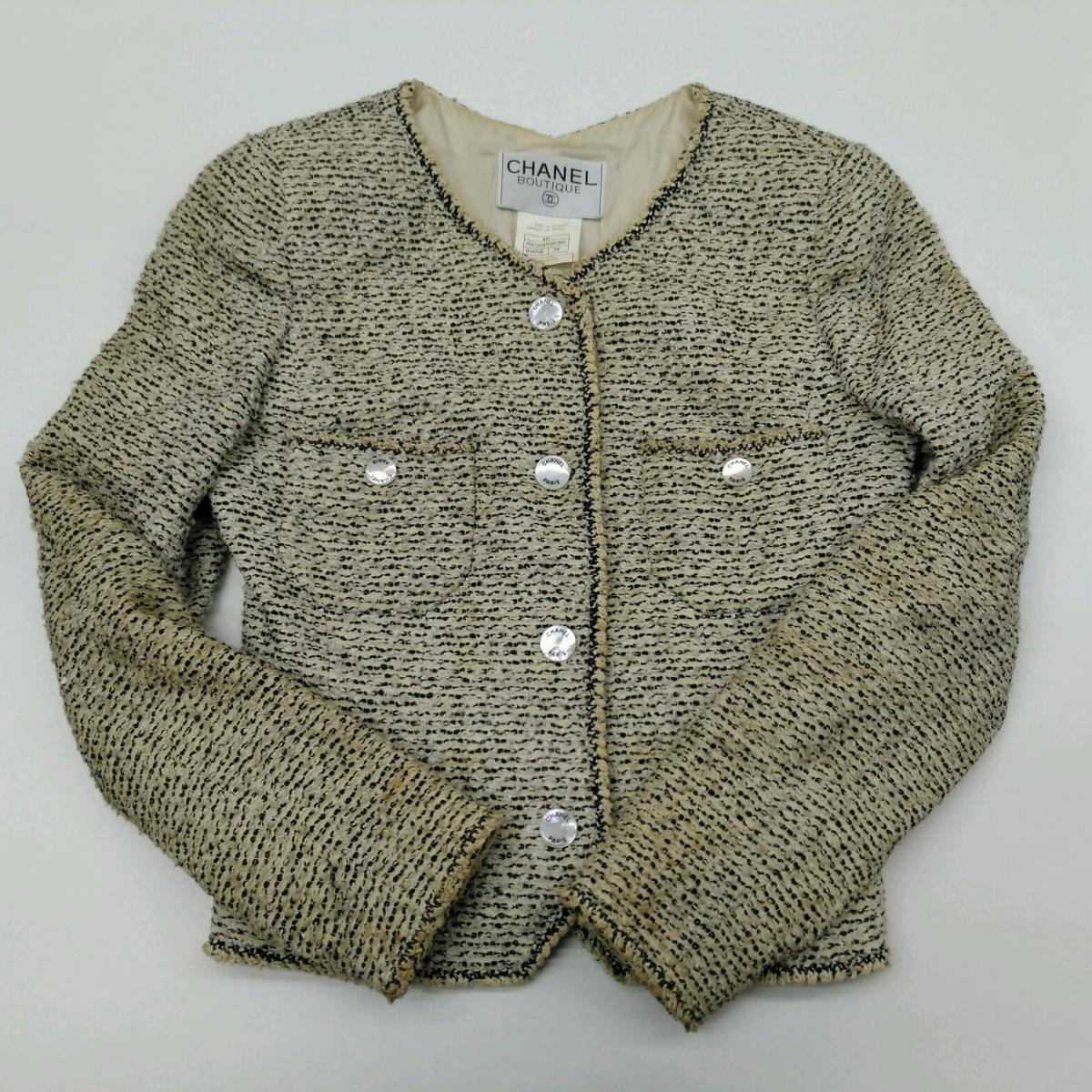 sen CHANEL　シャネル　ツイードジャケット　レディース