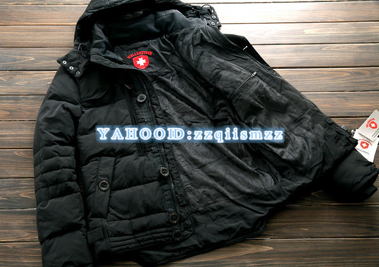 新品最高峰※ドイツWellensteyn※メンズ ダウンジャケット黒 M