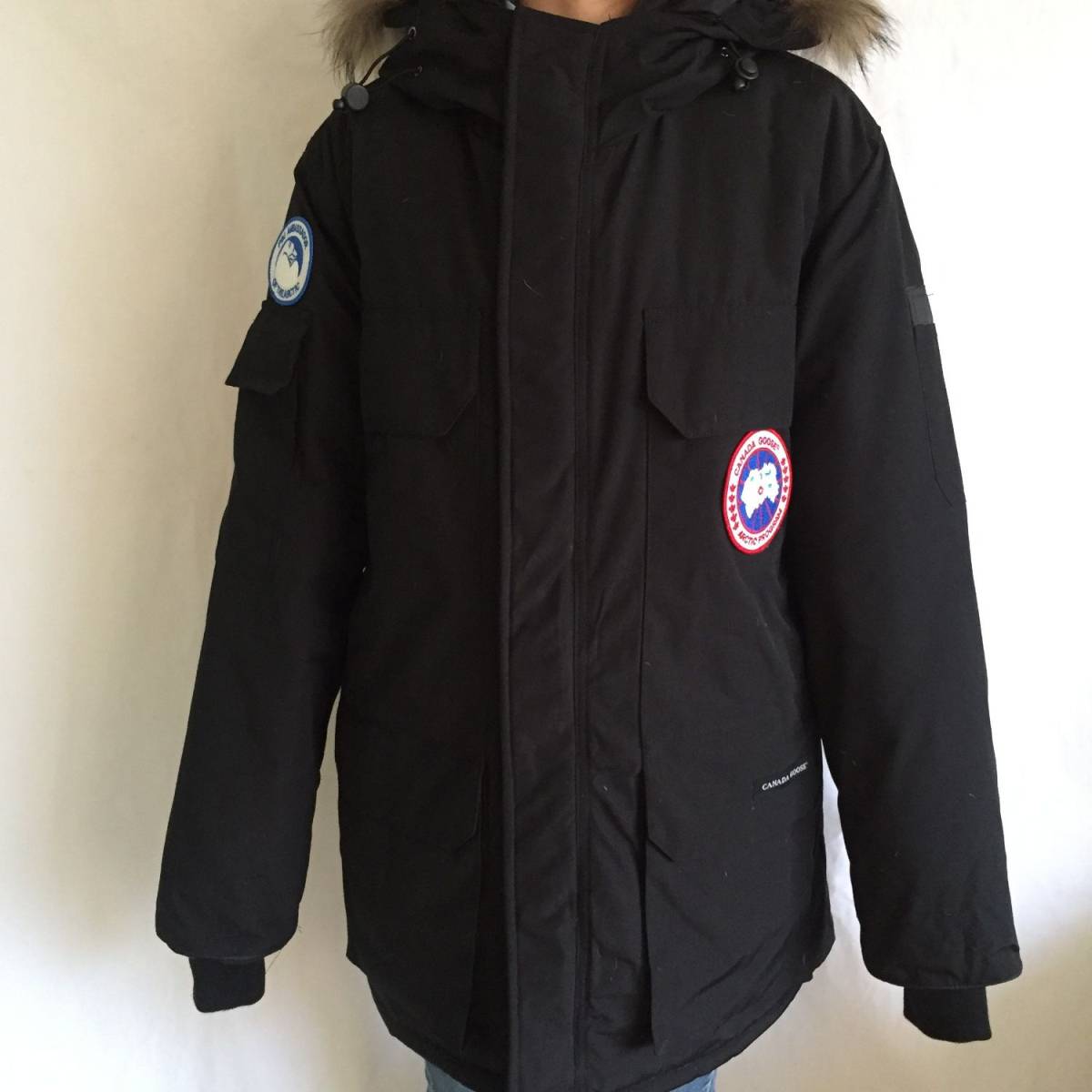 CANADA GOOSE Men Citadel Parka セレブ愛用 black ダウンジャケット S