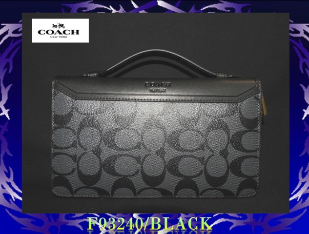 コーチ］COACH［アウトレット］ 【F93240BLK】ブルジップ トラベル