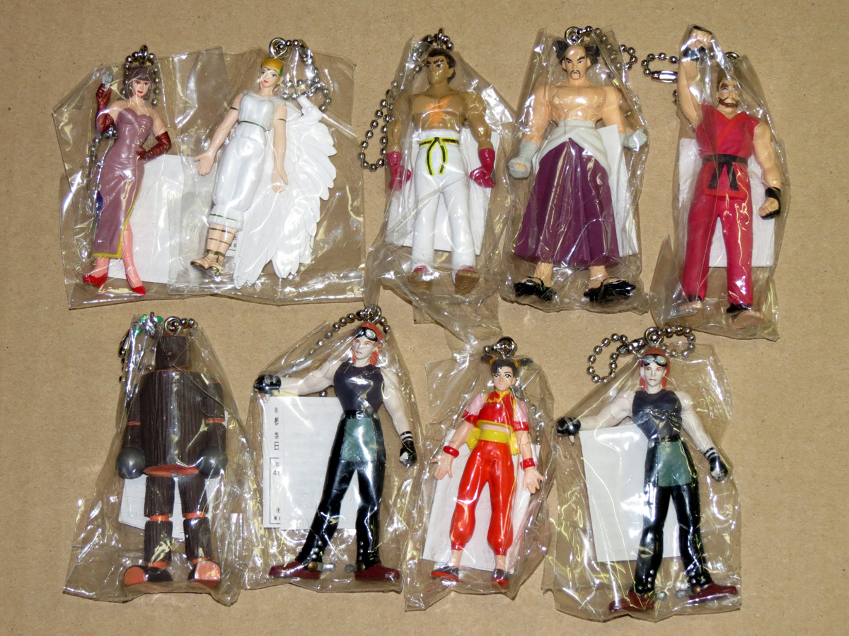 ナムコ　鉄拳　　超かっこいいフィギュア ナムコ 鉄拳 超かっこいいキーホルダー ポール フェニックス リン