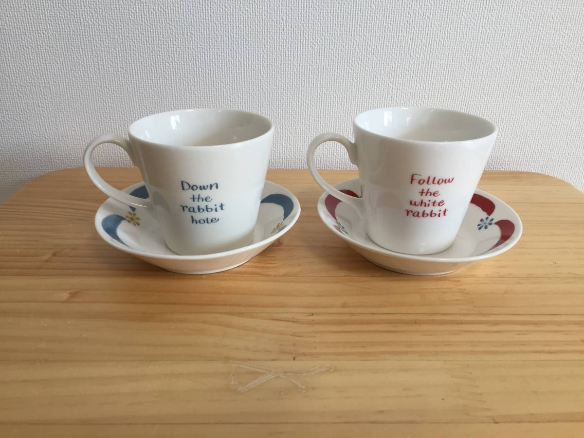 ☆カレルチャペック紅茶店☆限定デザイン☆不思議の国のアリス☆カップ＆ソ－サ－セット☆新品未使用☆_2