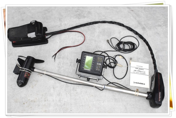 フットエレキ+魚探セット モーターガイド MotorGuide STEALTH 250  