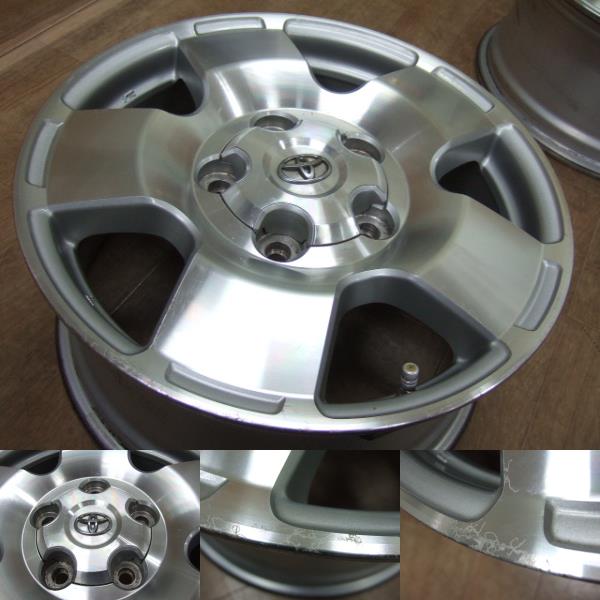 8-123◆希少★トヨタ タンドラ純正★18in8J+60 PCD150-5H ランクル，シグナス，セコイア