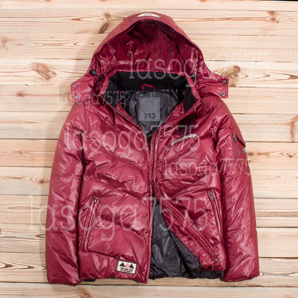 la-Y3R16イタリアTUT※防寒・防風　メンズ　ダウンジャケット　レッド　Ｍ