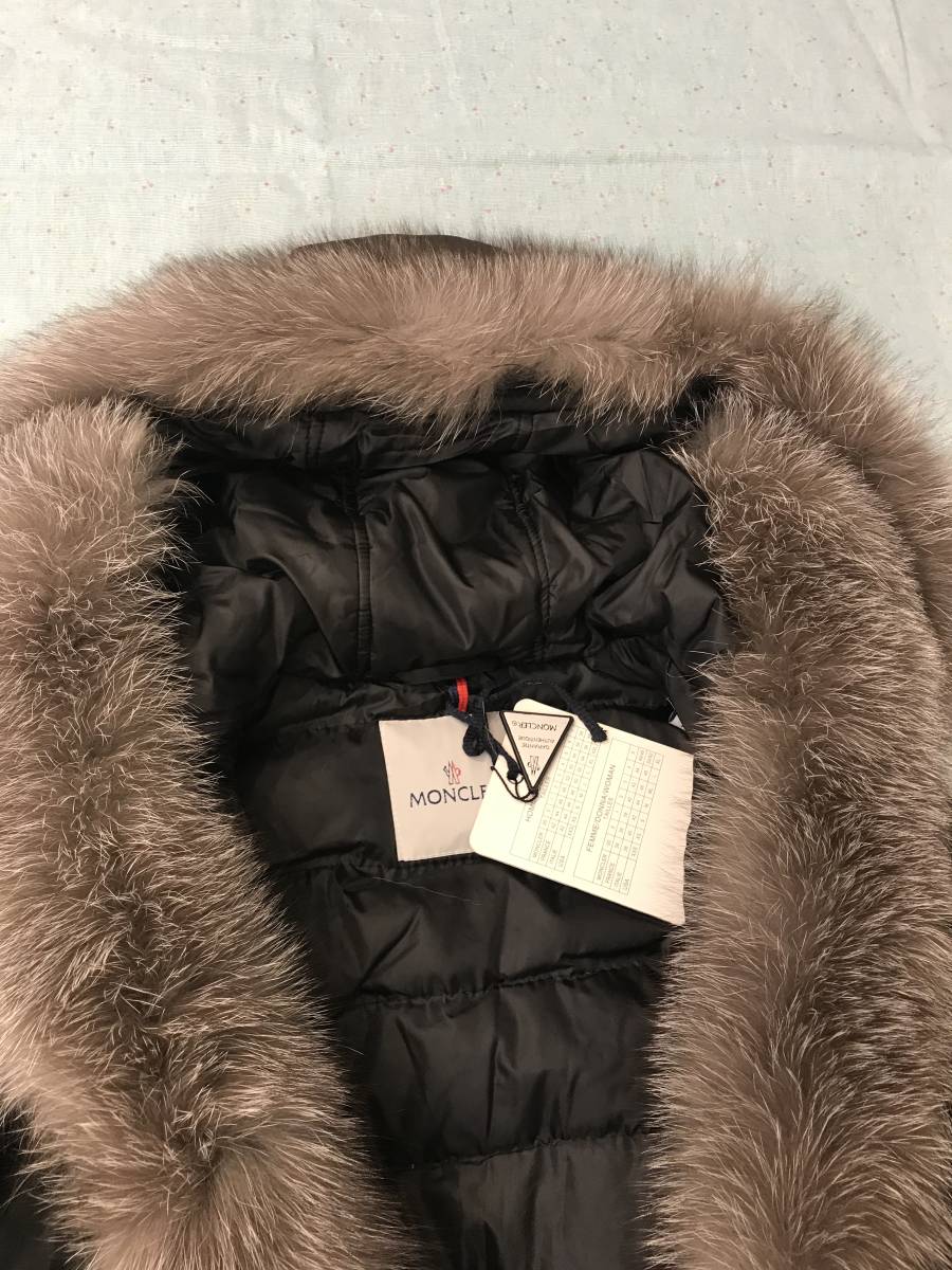  品MONCLER モンクレール 女性コート ダウンジャケット 上質防寒ダウンコート 黒 サイズ1(1)｜売買されたオークション情報、yahooの商品情報をアーカイブ公開 - オークファン 女性用