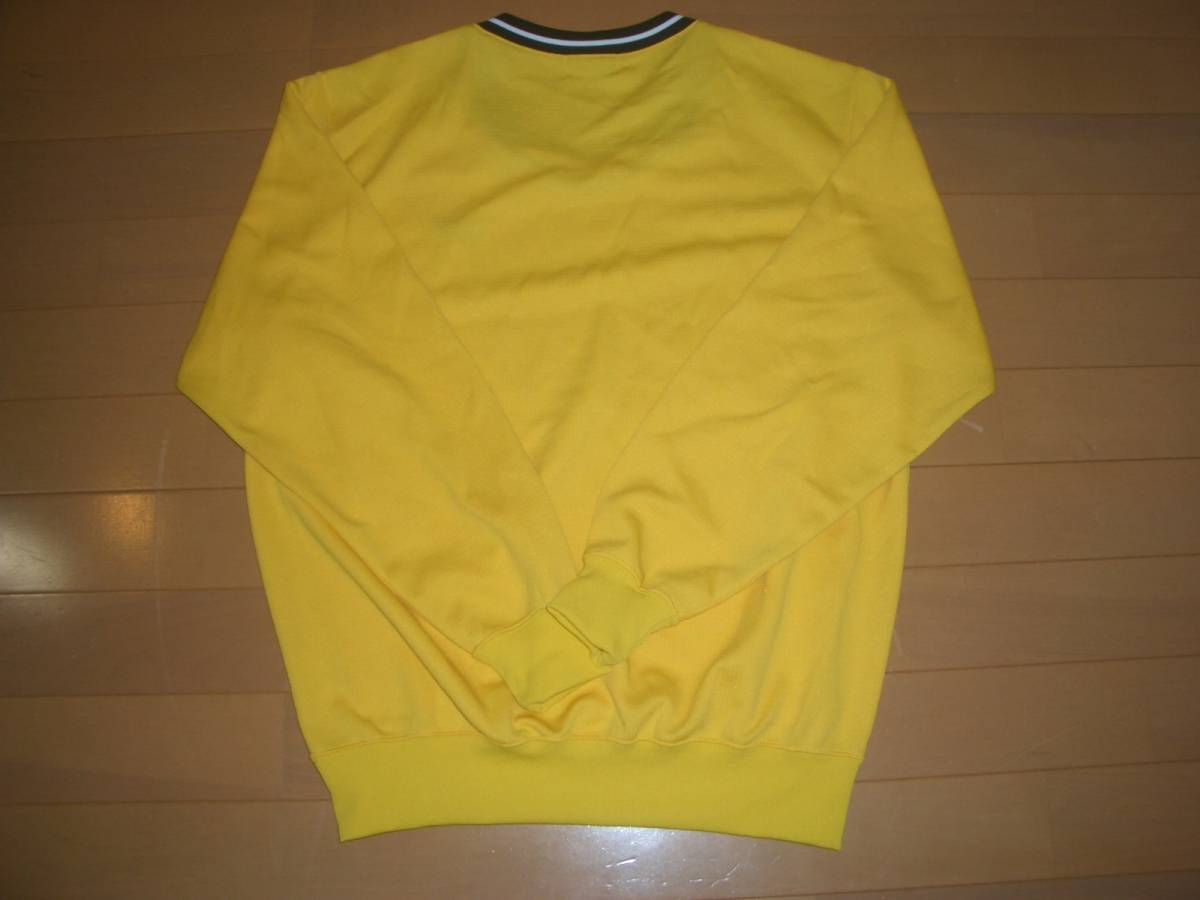 ▼美品です！【 YONEX ヨネックス ユニ Vネック トレーナー イエロー Mサイズ 】テニス・バドミントン_2