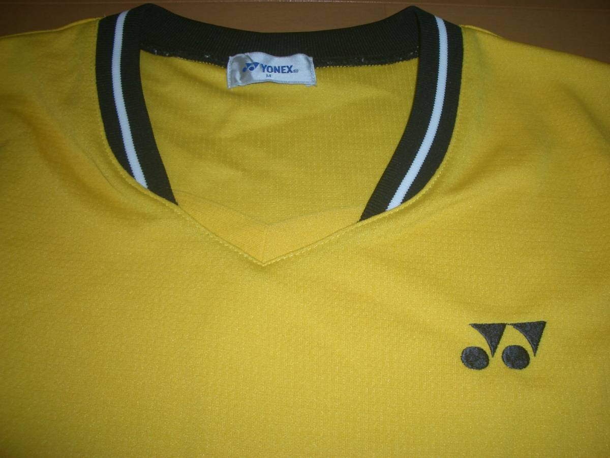 ▼美品です！【 YONEX ヨネックス ユニ Vネック トレーナー イエロー Mサイズ 】テニス・バドミントン_3