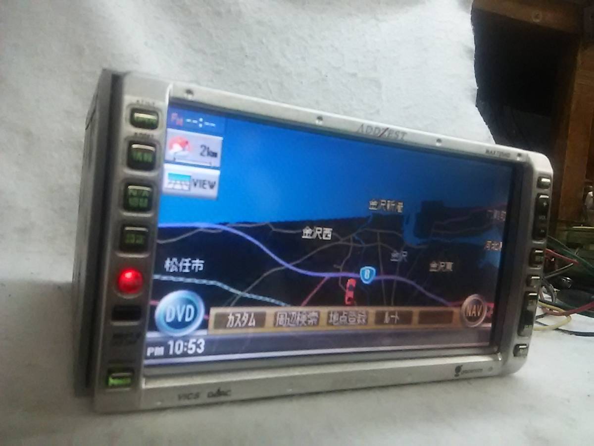 ☆ADDZESTアゼスト MAX735HDDナビ☆ アゼスト、クラリオン HDDナビ