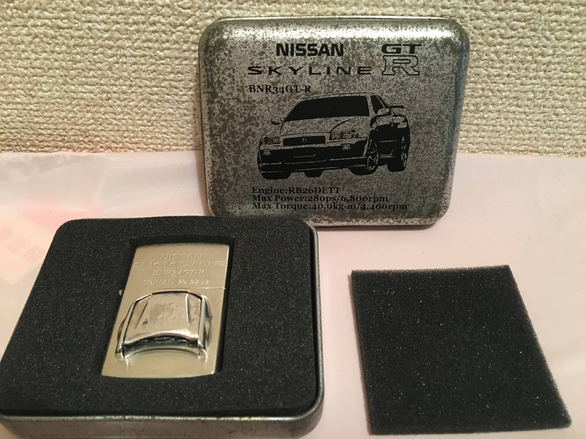 BNR34 R34 スカイライン GTR Zippo 廃盤 限定品_1
