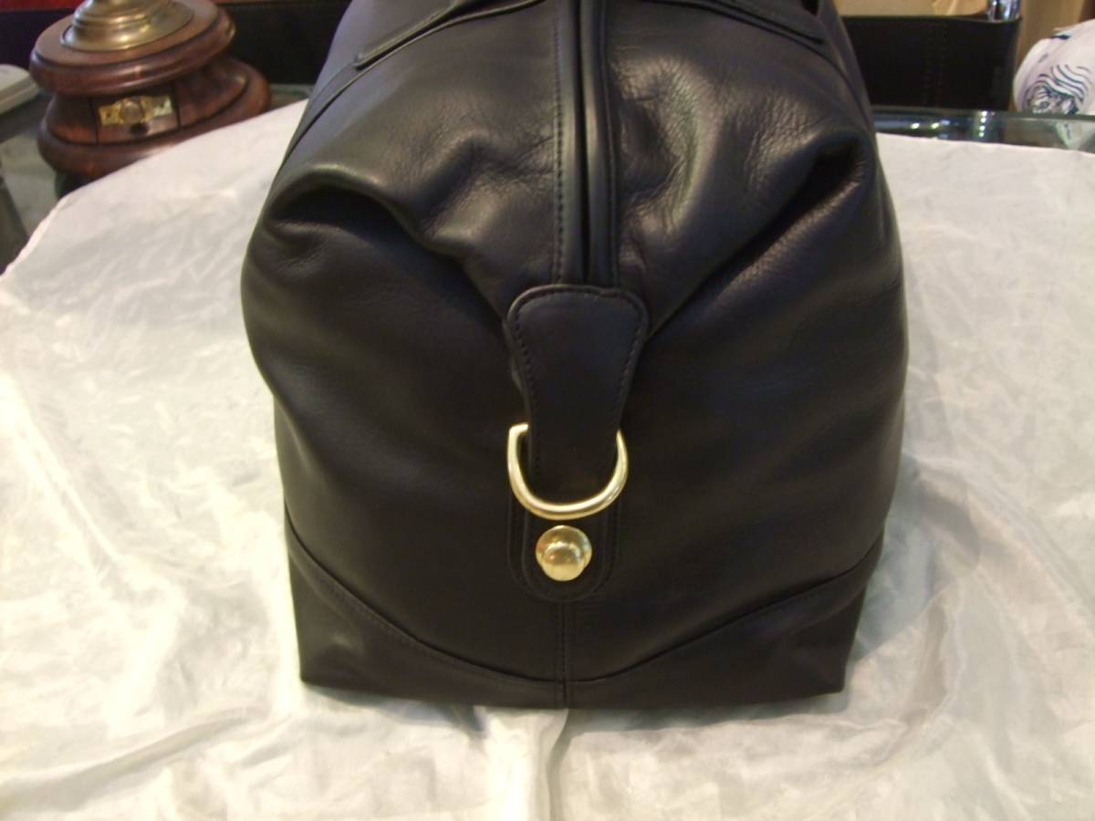 □超美品 COACH コーチ オールレザー2WAYボストンバッグ 黒□ 2way
