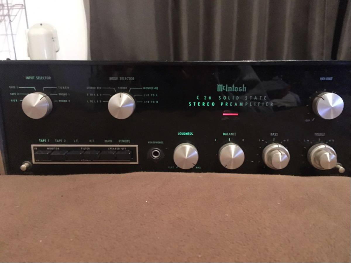 C26 McIntosh マッキントッシュ プリアンプ コントロールアンプ