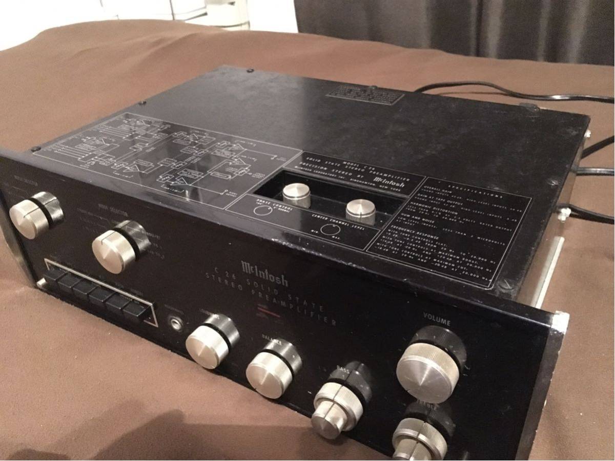 C26 McIntosh マッキントッシュ プリアンプ コントロールアンプ